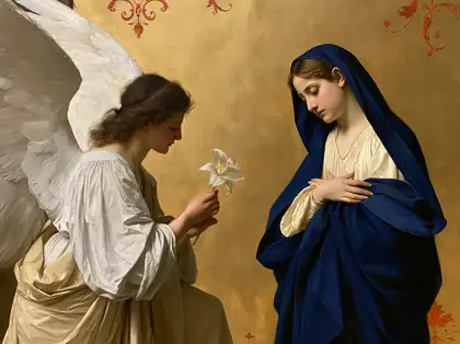 The Quiet Greeting in the Pale Gold Chamber – Bouguereau-Inspired Academic Art · Landscape
